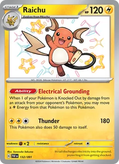 Raichu - Paldean Fates