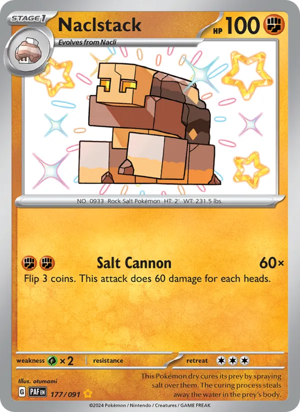 Naclstack - Paldean Fates Pokemon Card