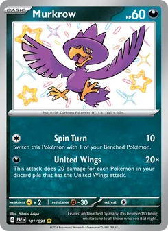Murkrow - Paldean Fates