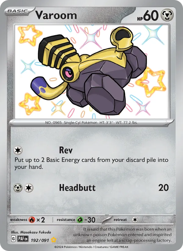 Varoom - Paldean Fates Pokemon Card