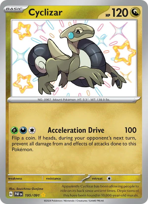 Cyclizar - Paldean Fates Pokemon Card