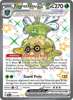 Forretress ex - Paldean Fates