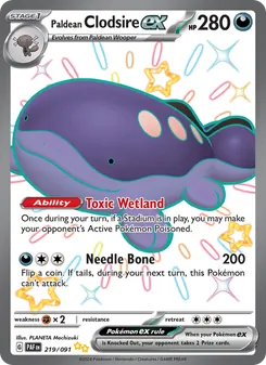 Paldean Clodsire ex - Paldean Fates