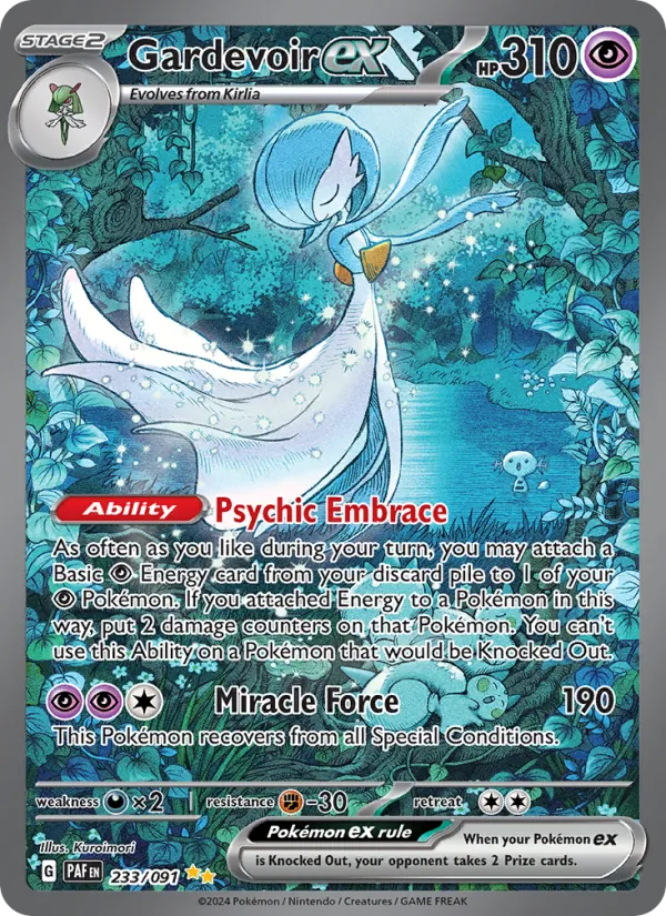 Gardevoir ex - Paldean Fates Pokemon Card