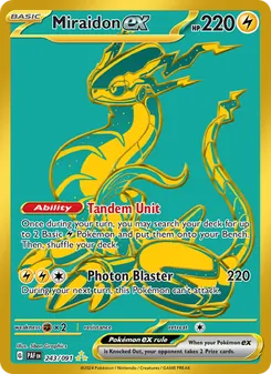 Miraidon ex - Paldean Fates