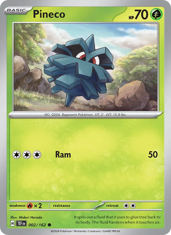 Pineco - Temporal Forces Pokemon Card
