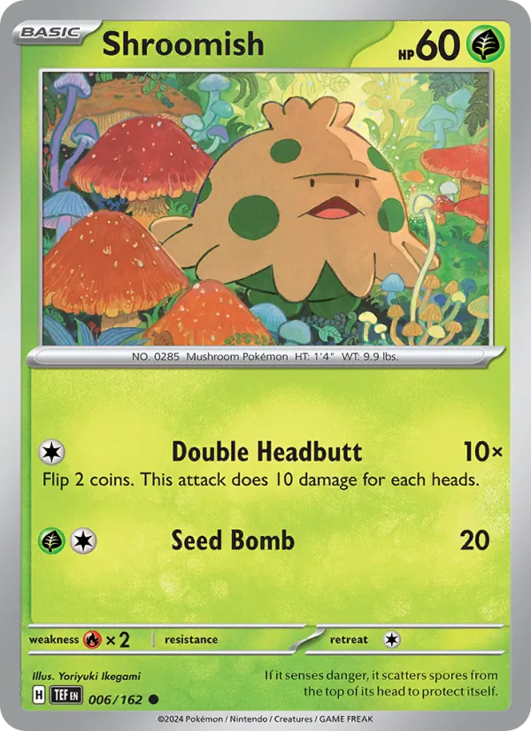 Shroomish - Temporal Forces Pokemon Card