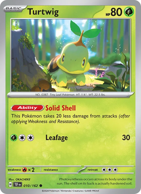 Turtwig - Temporal Forces Pokemon Card