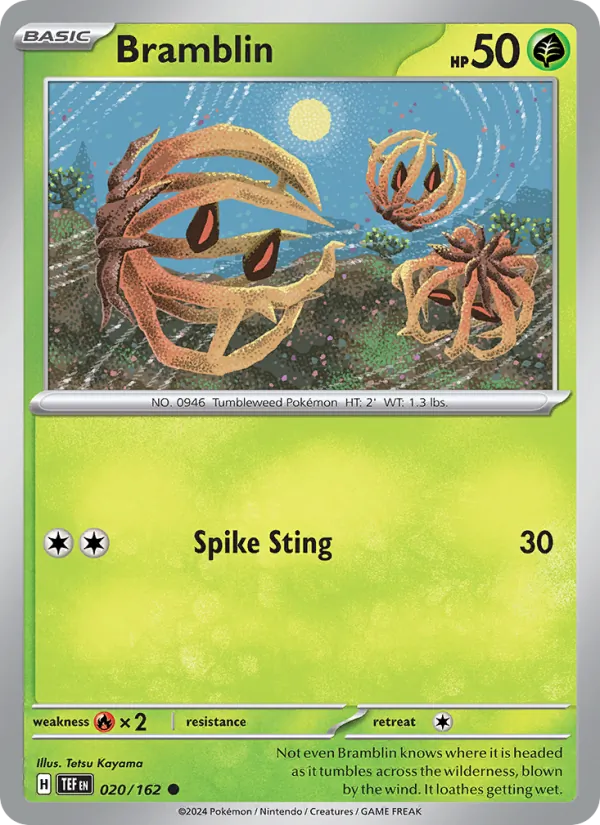 Bramblin - Temporal Forces Pokemon Card