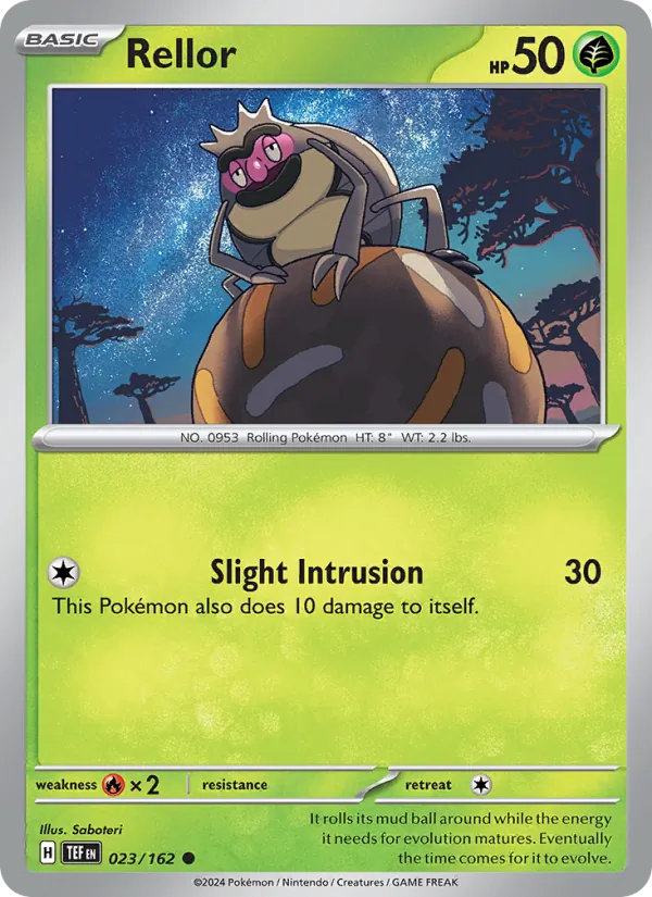 Rellor - Temporal Forces Pokemon Card