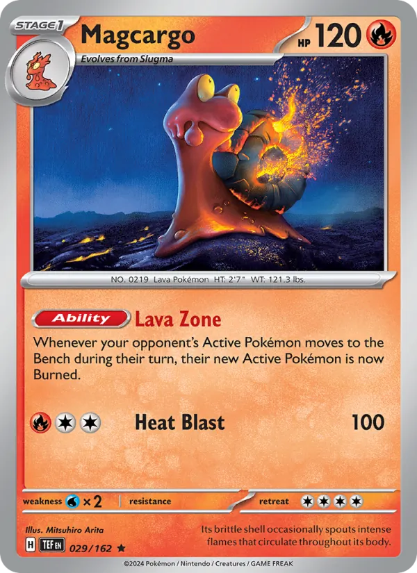 Magcargo - Temporal Forces Pokemon Card