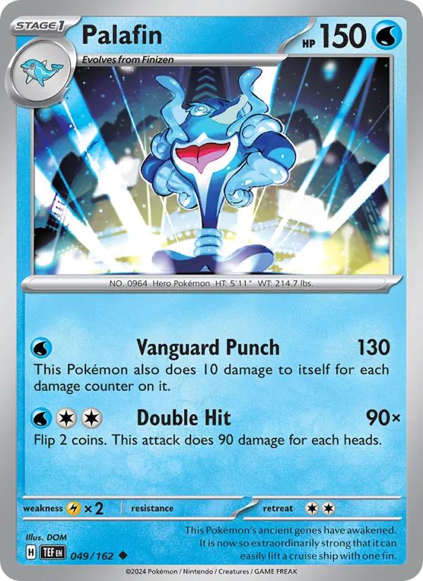 Palafin - Temporal Forces Pokemon Card