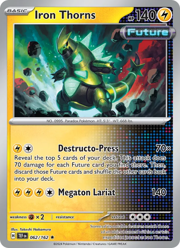 Iron Thorns - Temporal Forces Pokemon Card