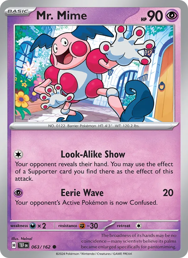 Mr. Mime - Temporal Forces Pokemon Card