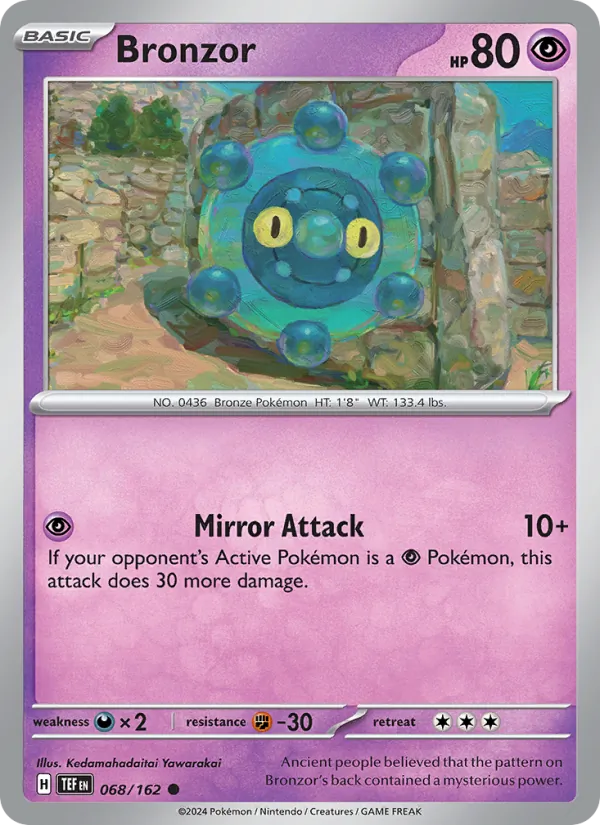 Bronzor - Temporal Forces Pokemon Card