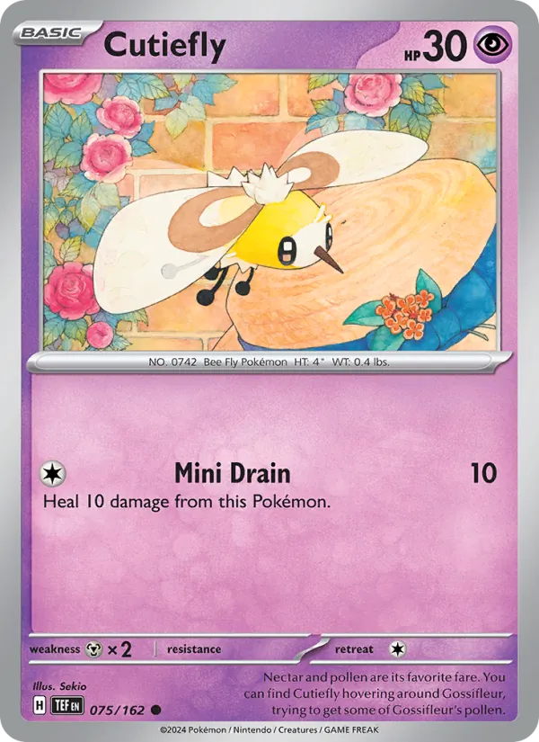 Cutiefly - Temporal Forces Pokemon Card
