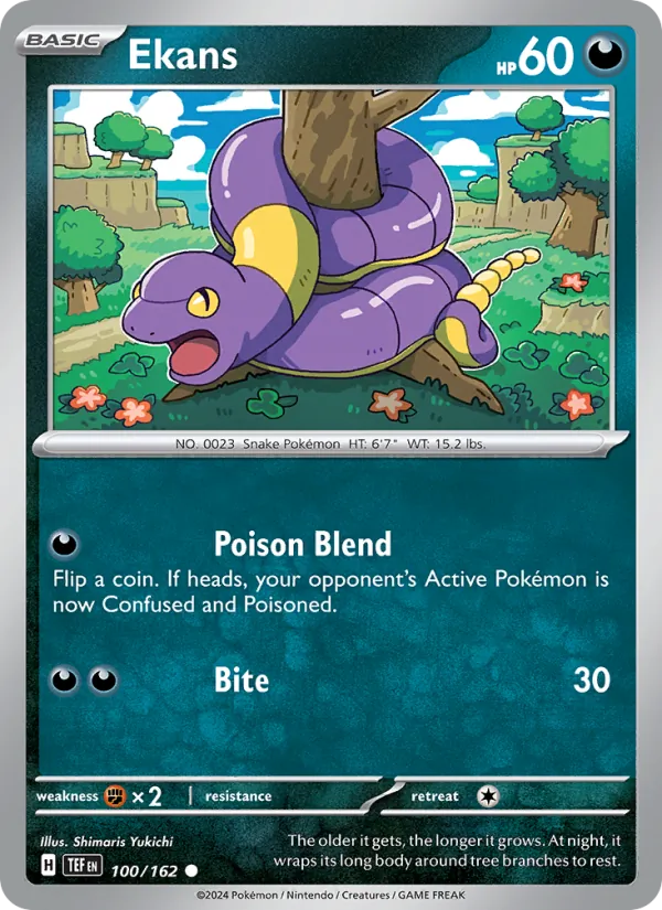 Ekans - Temporal Forces Pokemon Card