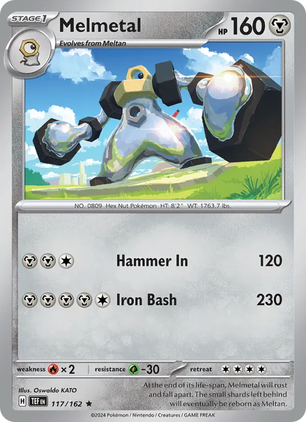 Melmetal - Temporal Forces Pokemon Card