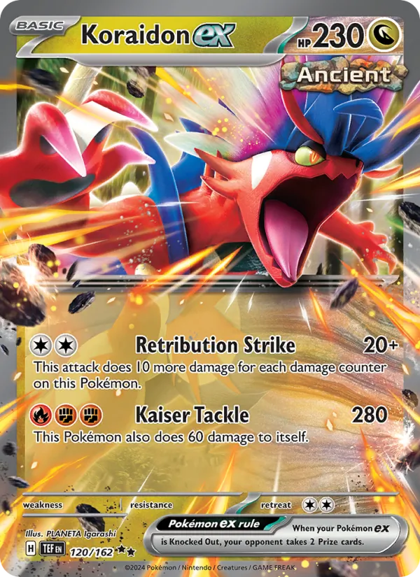 Koraidon ex - Temporal Forces Pokemon Card