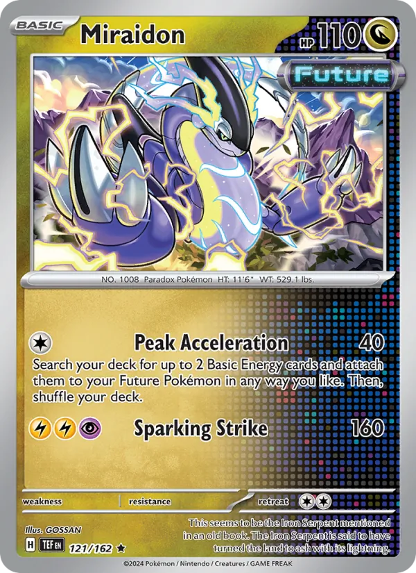 Miraidon - Temporal Forces Pokemon Card