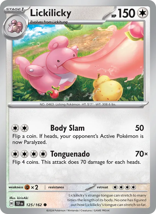 Lickilicky - Temporal Forces Pokemon Card