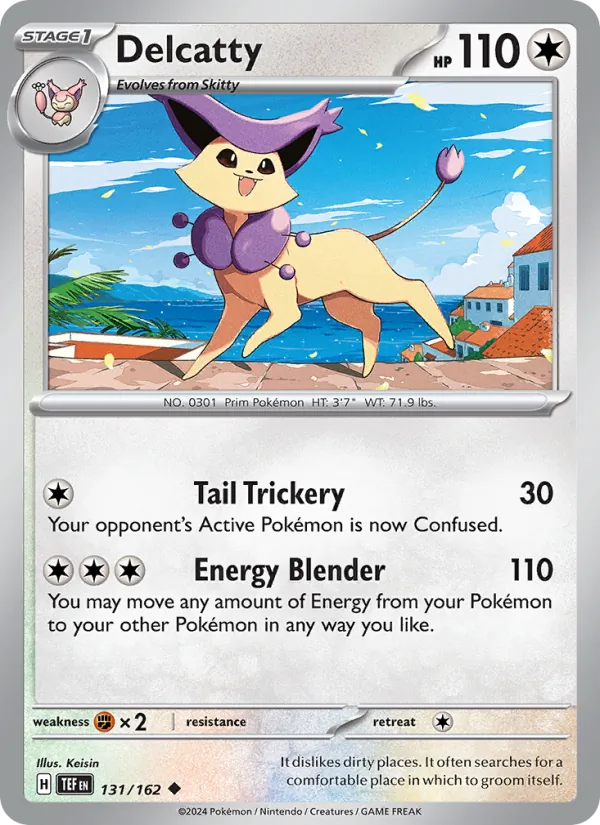 Delcatty - Temporal Forces Pokemon Card