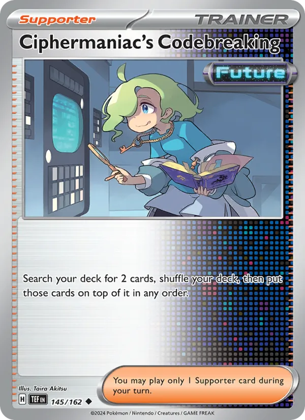 Ciphermaniac's Codebreaking - Temporal Forces Pokemon Card