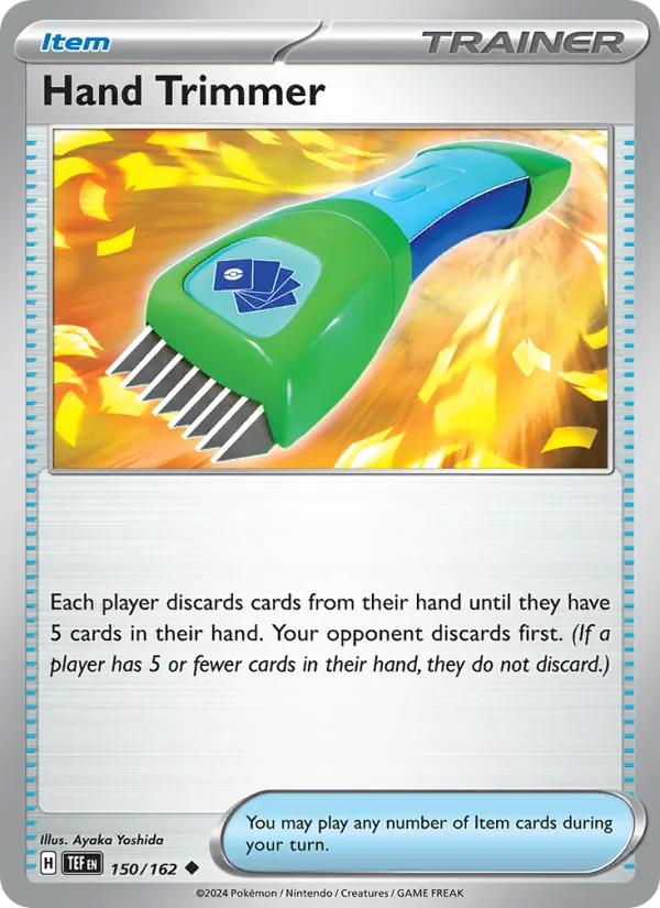 Hand Trimmer - Temporal Forces Pokemon Card