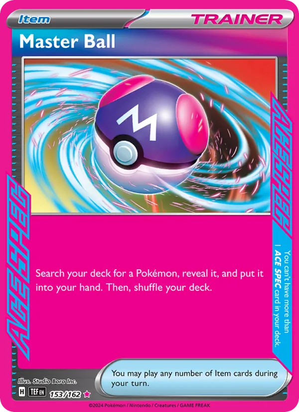 Master Ball - Temporal Forces Pokemon Card