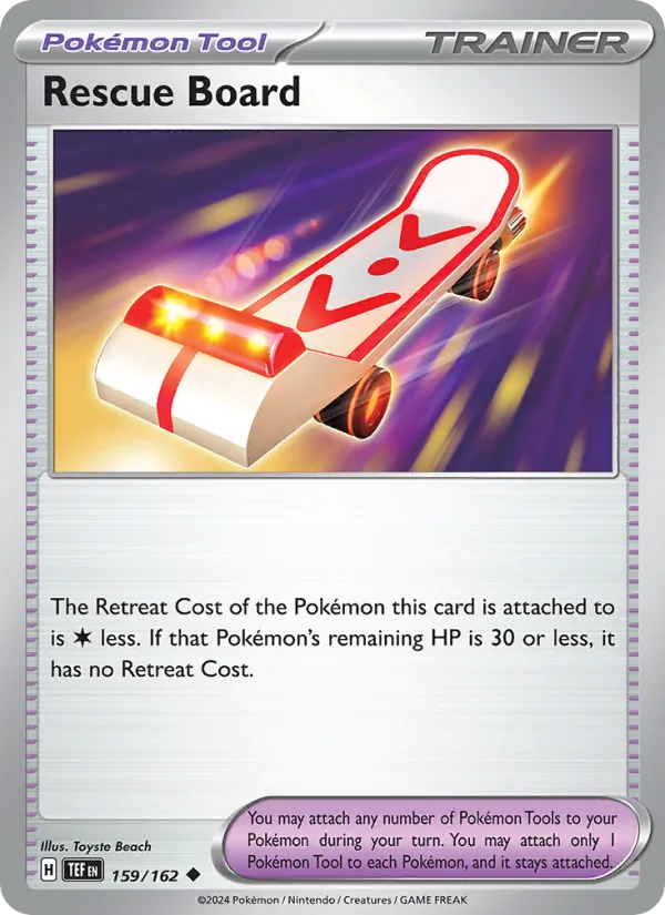 Rescue Board - Temporal Forces Pokemon Card