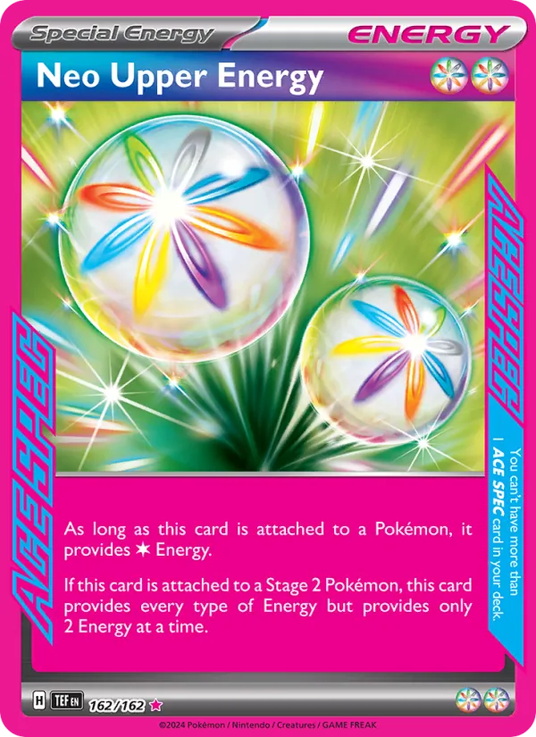Neo Upper Energy - Temporal Forces Pokemon Card