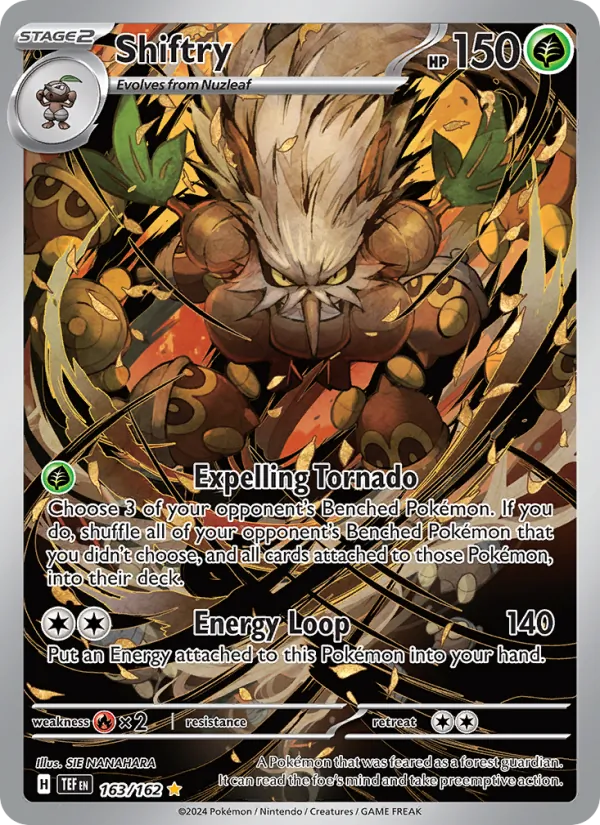 Shiftry - Temporal Forces Pokemon Card