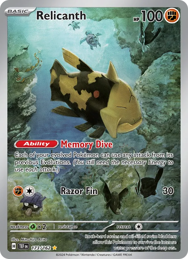 Relicanth - Temporal Forces Pokemon Card
