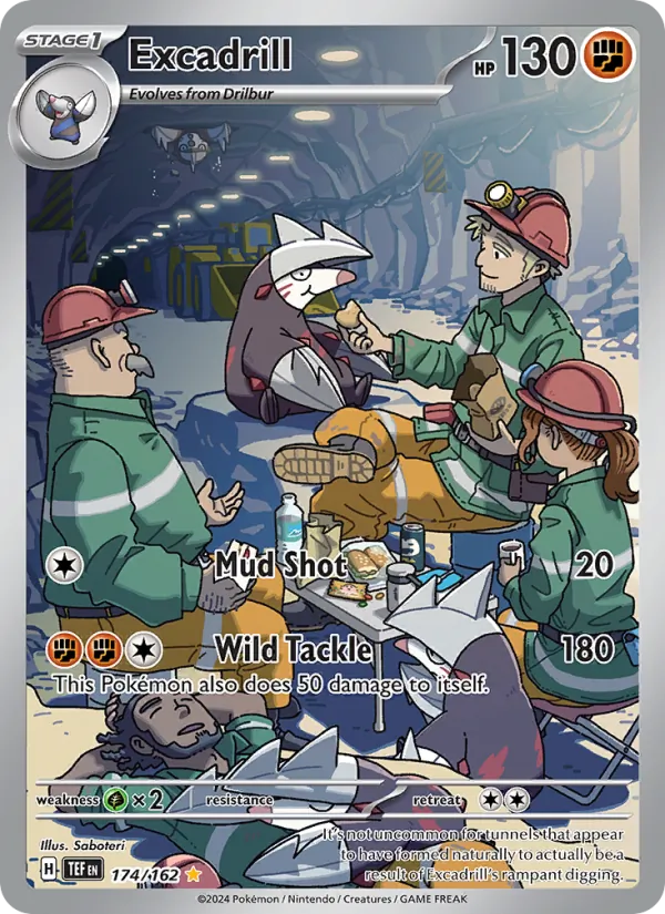 Excadrill - Temporal Forces Pokemon Card
