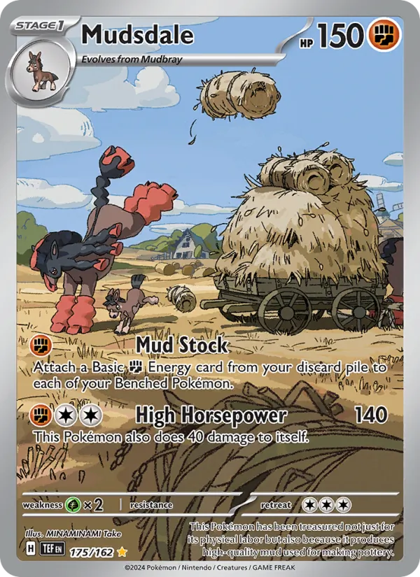 Mudsdale - Temporal Forces Pokemon Card