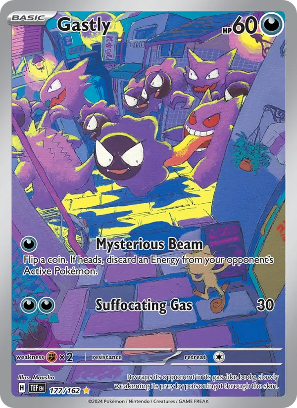 Gastly - Temporal Forces Pokemon Card