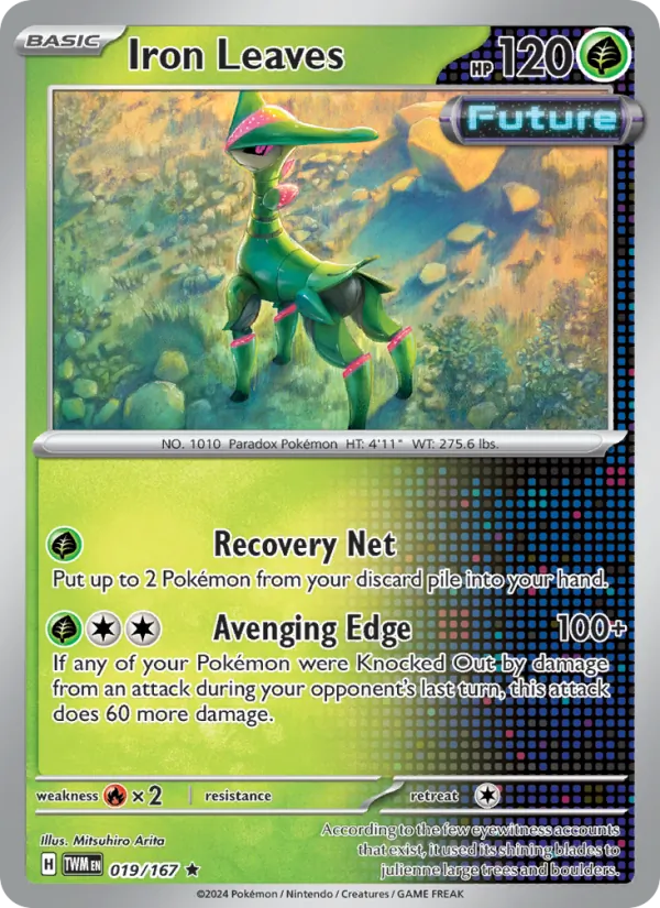 Iron Leaves - Twilight Masquerade Pokemon Card