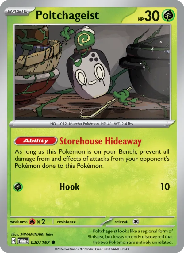 Poltchageist - Twilight Masquerade Pokemon Card