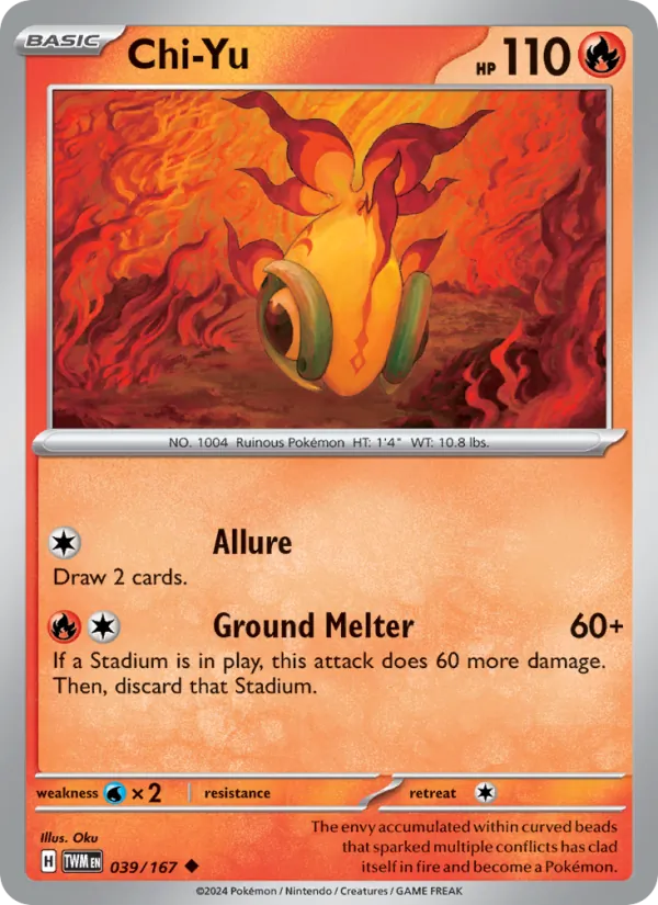 Chi-Yu - Twilight Masquerade Pokemon Card