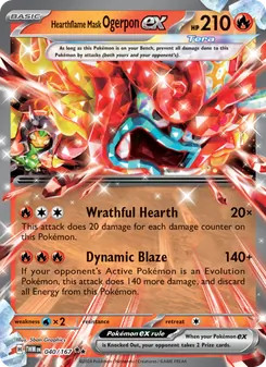 Hearthflame Mask Ogerpon ex - Twilight Masquerade