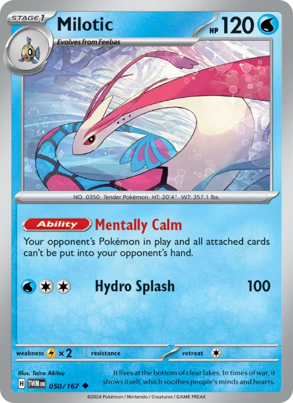 Milotic - Twilight Masquerade Pokemon Card