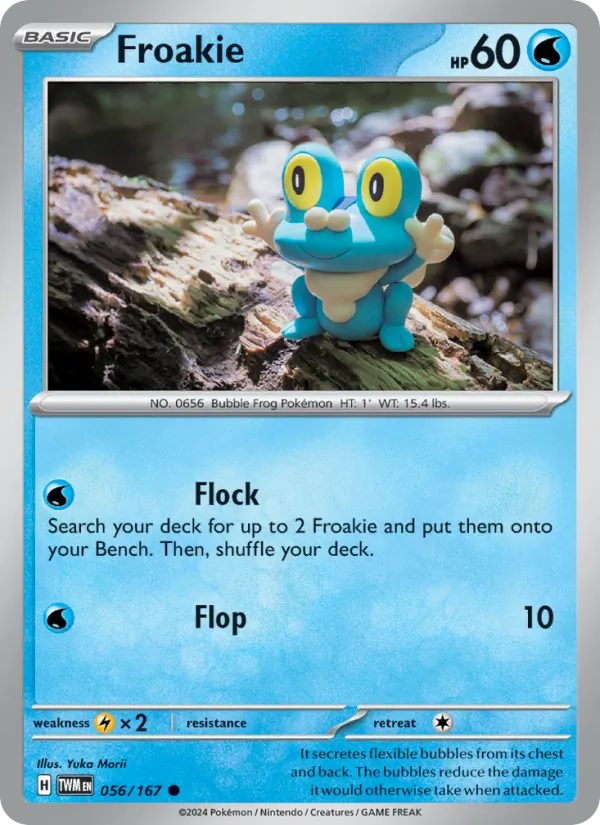 Froakie - Twilight Masquerade Pokemon Card