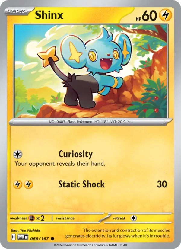 Shinx - Twilight Masquerade Pokemon Card