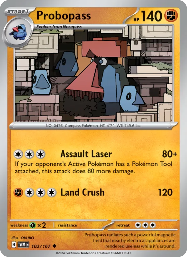 Probopass - Twilight Masquerade Pokemon Card