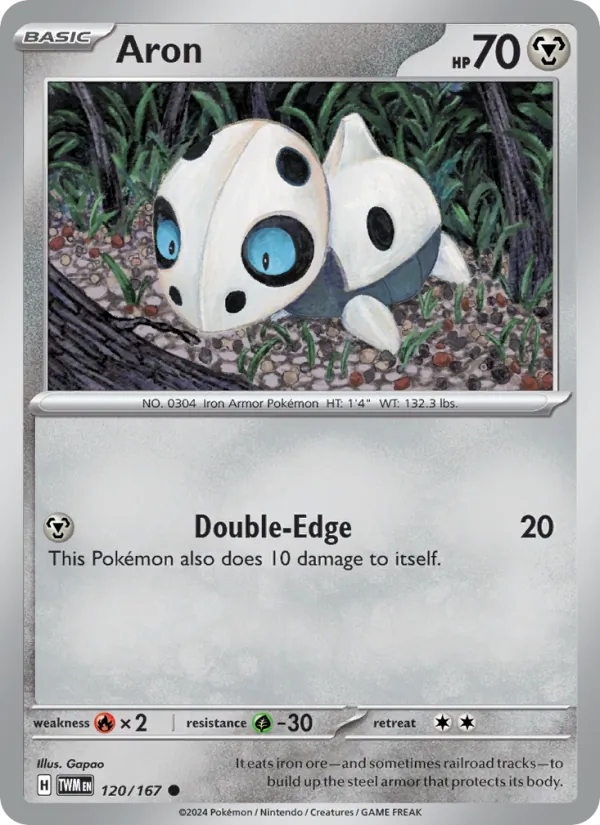Aron - Twilight Masquerade Pokemon Card