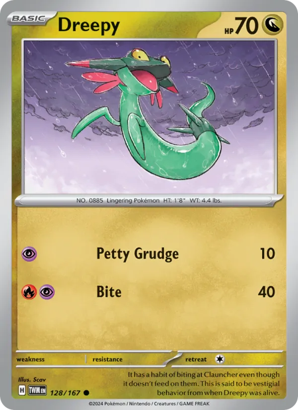 Dreepy - Twilight Masquerade Pokemon Card