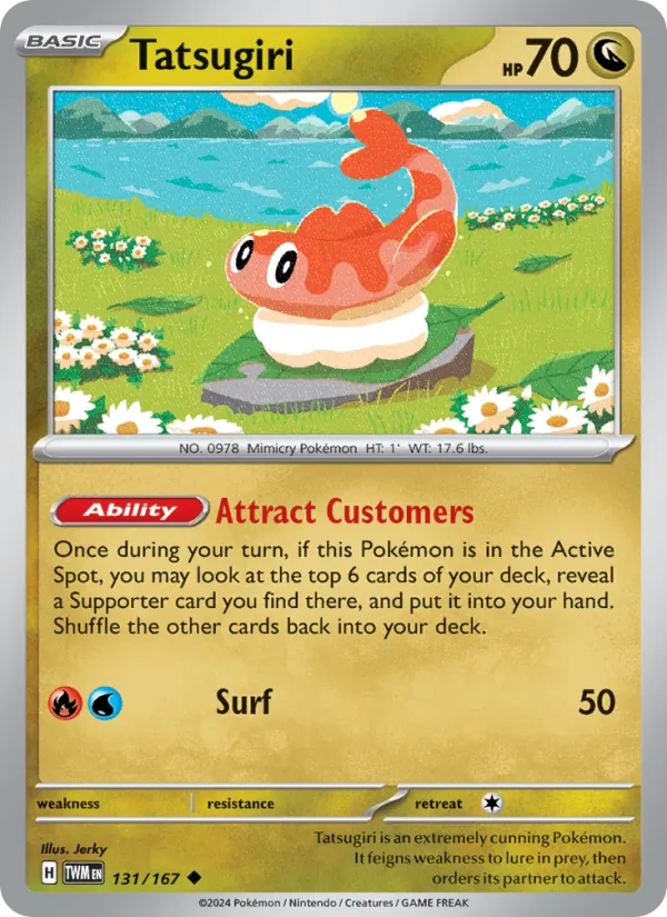 Tatsugiri - Twilight Masquerade Pokemon Card