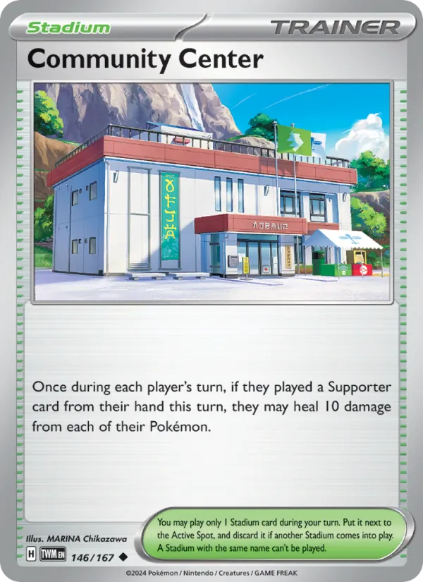 Community Center - Twilight Masquerade Pokemon Card