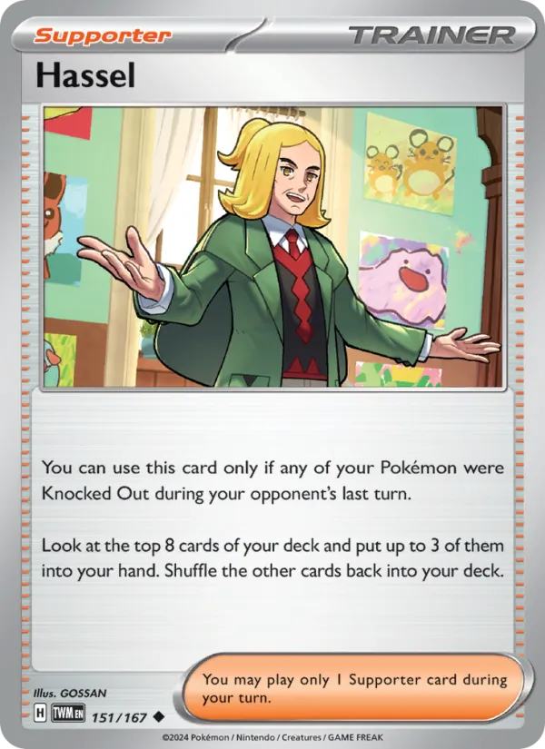 Hassel - Twilight Masquerade Pokemon Card
