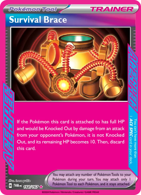 Survival Brace - Twilight Masquerade Pokemon Card